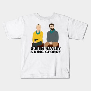Queen Hayley & King George Australian Survivor Brains VS Brawn Kids T-Shirt